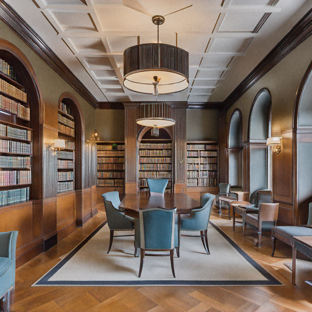 Crafting an Art Deco Oasis: Designing a Sophisticated Library